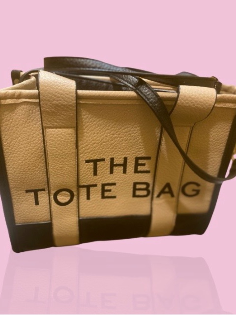The Tote Bag beige, and Black Women's Tote